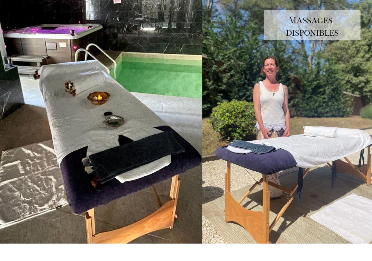 Villa 2Pers Lorgues Piscine, Spa, Hammam Extérieur photo